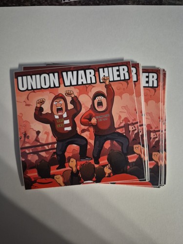 Union berlin aufkleber 21stk - berlin,