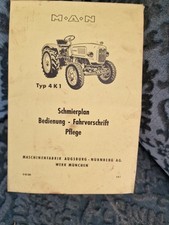 Schmierplan Faltplan  MAN