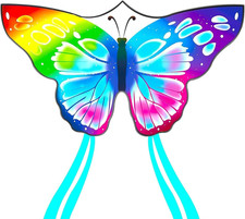 Drachen für Kinder & Erwachsene bunt einfach zu fliegen großer Einleiner-Drachen