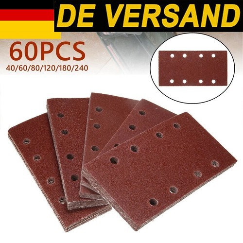 60stk klett schleifpapier - 60stk, klett-schleifpapier