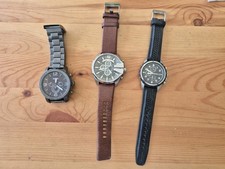 Diesel Only The Brave Armbanduhr + Original Armband + 2x Fossil Herren Uhren
