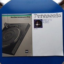 Panasonic Katalog Video/TV Audio 1985/86 und Dual HiFi 1985 