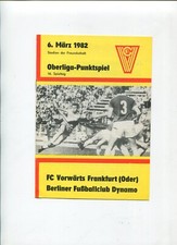 _Programme FC Vorwarts