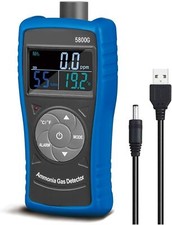 Profi Ammoniak NH3 Messgerät Gas Detektor mit Alarmfunktion 2％ Genauigkeit Teste