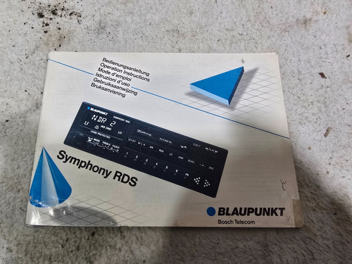 Blaupunkt symphony rds - symphony,