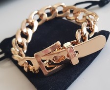 EDLES Armband 925 SILBER GOLD Armkette GÜRTEL ARMREIF Armzange Zirkonia Ring