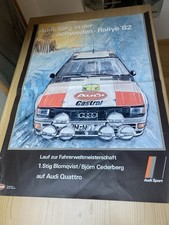 Audi Rallye Poster Aus 1982