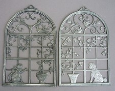 2 x Zinnbild Fensterbild