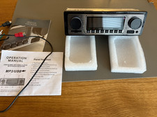 Retro Autoradio Bluetooth Freisprecheinrichtung USB FM AUX MP3 1 DIN Oldtimer