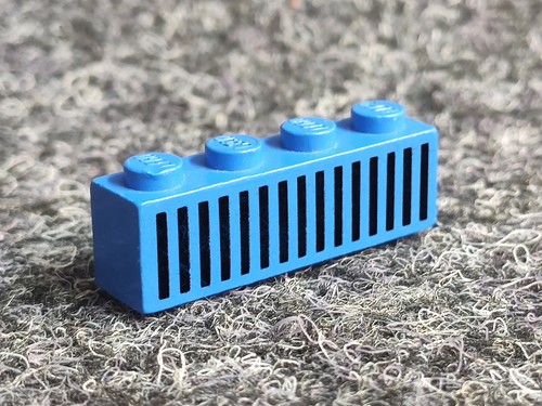 Lego 3010p04 stein 1x4 blau - 3010p04,