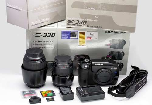 Olympus e330 double zoom kit - zoom,