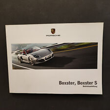 Betriebsanleitung PORSCHE  BOXSTER BOXSTER S  2013 2014  Bordbuch Handbuch