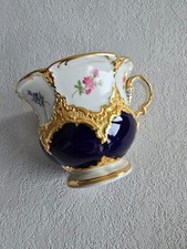 Meissen B-Form, Goldbronze, 2. Wahl, Kaffeetasse, königsblau, kobaltblau, 7