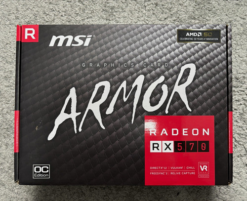 Msi radeon 570 armor oc - radeon,