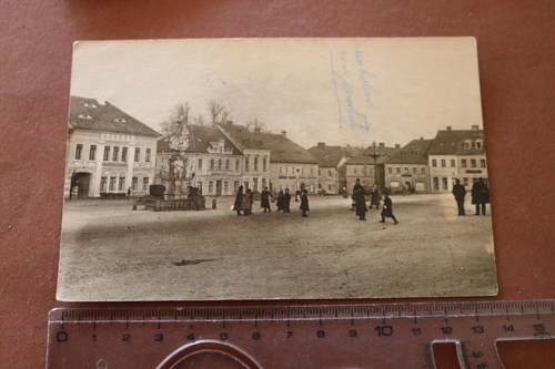 Tolles altes foto - altes, marktplatz