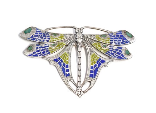 9901281 jugendstil brosche - 9901281-d,