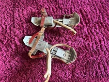 Gleitschuhe, DDR, 21 cm lang, 15 - 19 cm, verstellbar