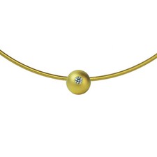 Bunz Anhänger Kugel Gelbgold