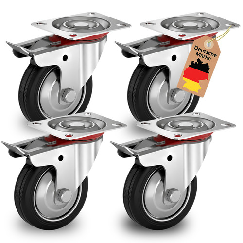 Schwerlastrollen 125mm - , 4x
