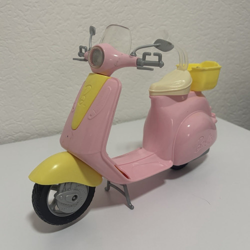 Barbie motorroller rosa gelb - , rosa/gelb