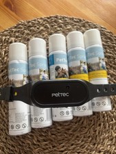 PetTec Erziehungshalsband für Hunde, Ferntrainer, Sprühhalsband