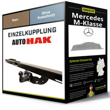 Starre Anhängerkupplung für MERCEDES M-Klasse 02.1998-06.2005 Typ W163 Auto Hak