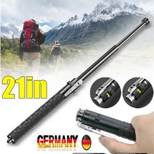 21'' Teleskopstange Teleskopstöcke Einstellbar Stahl Wanderstock Telescopic Rod