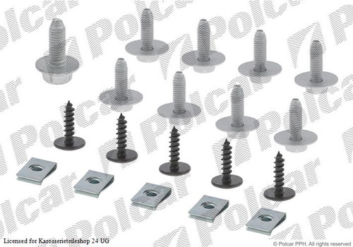 Unterfahrschutz clips set - clips,
