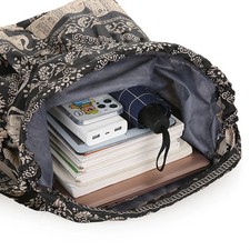 Sportlicher Kordelzug Rucksack Damen Wandern Outdoor Travel wasserdicht