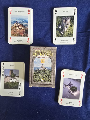 Spielkarten deutsche burgen - spielkarten,