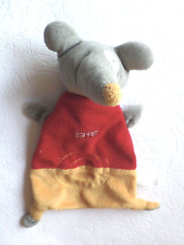 Esprit Sigikid MAUS Mäuschen rot orange Schmusetuch Schnuffeltuch Kuscheltuch