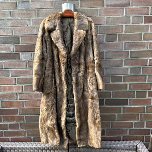 Saga mink nerzmantel - saga, braun