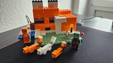 Lego Set 21178 Minecraft Fuchsbau unbespielt, komplett mit Bauanleitung