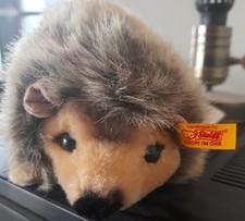 Original Steiff Igel Joggi 16 braun mell1iert stehendunbespielt wie neu
