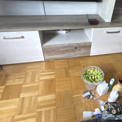 Wohnwand set weiß grau - wohnwand,