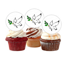 Taube Tortenaufleger Muffin