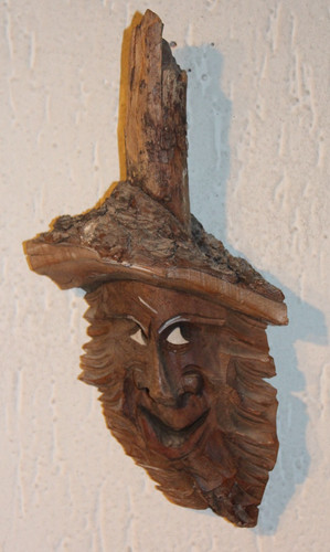 Antiker wurzelkopf holzgesicht - wurzelkopf,