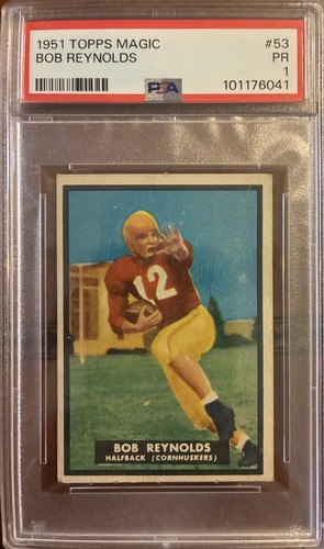 1951 topps magic football card - magic,