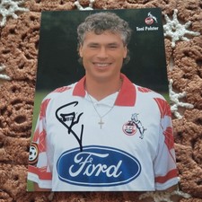 Toni Polster - 1.F.C.Koeln - Austria Wien - Autogramm Orginal -Top-Gladbach-