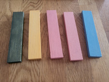 5 KAPPLA Steine Gelb Blau Rosa..