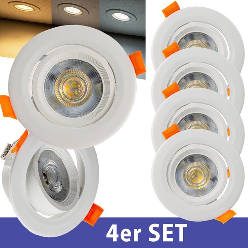 4er set led einbaustrahler - 4er-set, 5w