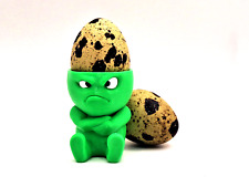 Grumpy Eierbecher für Wachteleier grün 3D Druck Egg Cup Quail Wachtelei