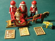  3 × Weihnachtsmann Figuren