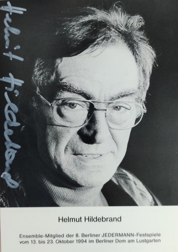 Helmut hildebrand autogramm - hildebrand,