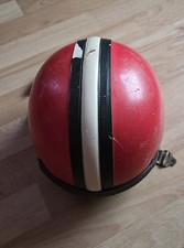 original DDR Motorradhelm / Mopedhelm Eierschale in rot Gr. 2