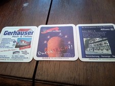 Bierdeckel Brauhaus Döbler alt Werbung Allianz Horst Hoffmann Bad Windsheim