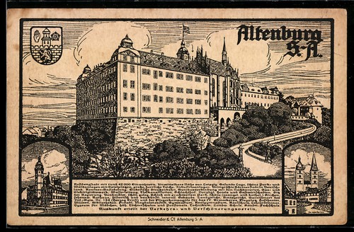 Ansichtskarte altenburg a - ansichtskarte, s.-a