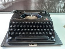 Alte VEB Optima Erfurt Schreibmaschine Reiseschreibmaschine Typewriter im Koffer