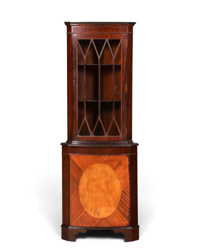 Englische eckvitrine mahagoni - englische,