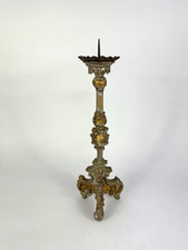 Antiker Barocker Leuchter Holz